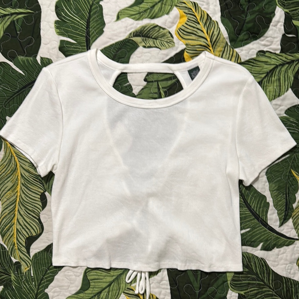 White Crop Top